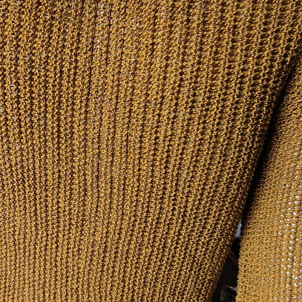 Zara Twist-Front Cropped Sweater in Mustard - Picture 9 of 10